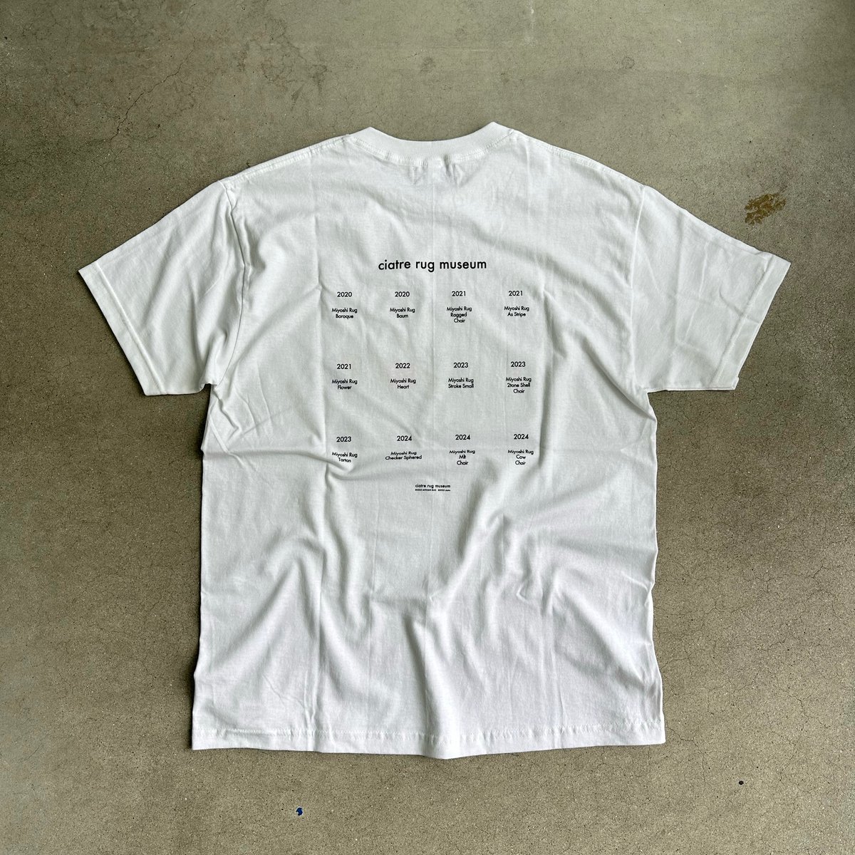 ciatre × MIYOSHIRUG ciatre × MIYOSHI RUG rug museum tee S/S ※受注販売 |