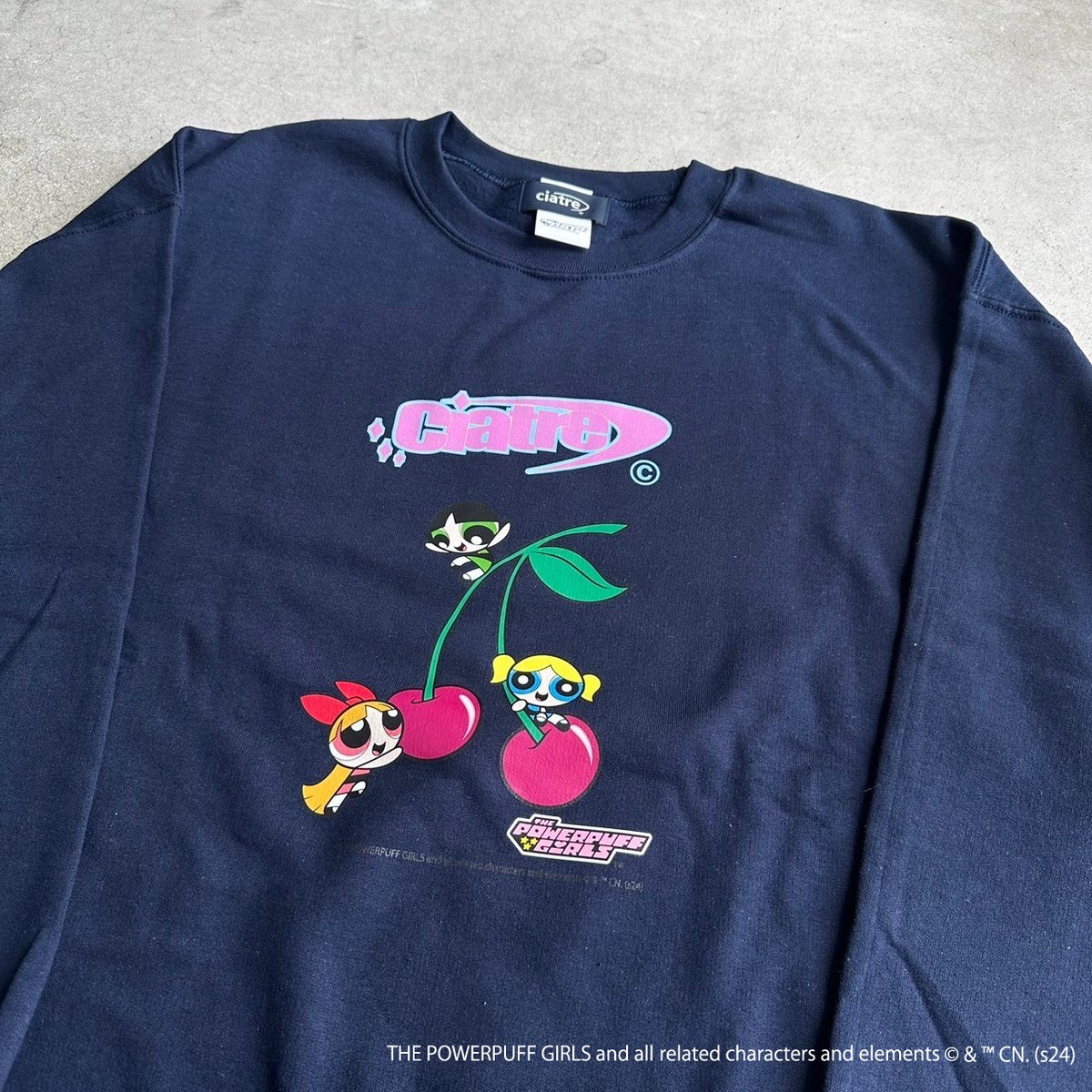 ciatre × POWERPUFF GIRLS CHERRY sweat shirts | ciatre × POWERPUFF GIRLS CHERRY sweat shirts |
