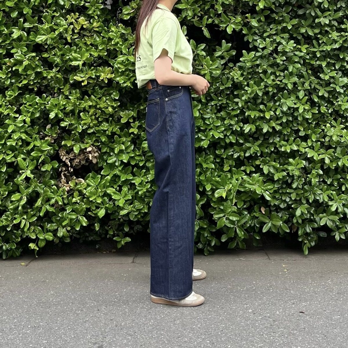 最終値下げciatre wide straight denim pantsデニムパンツ - デニム