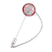 【日本代表】  ラペルピンブローチ マウンド   「BRAVE BLOSSOMS」