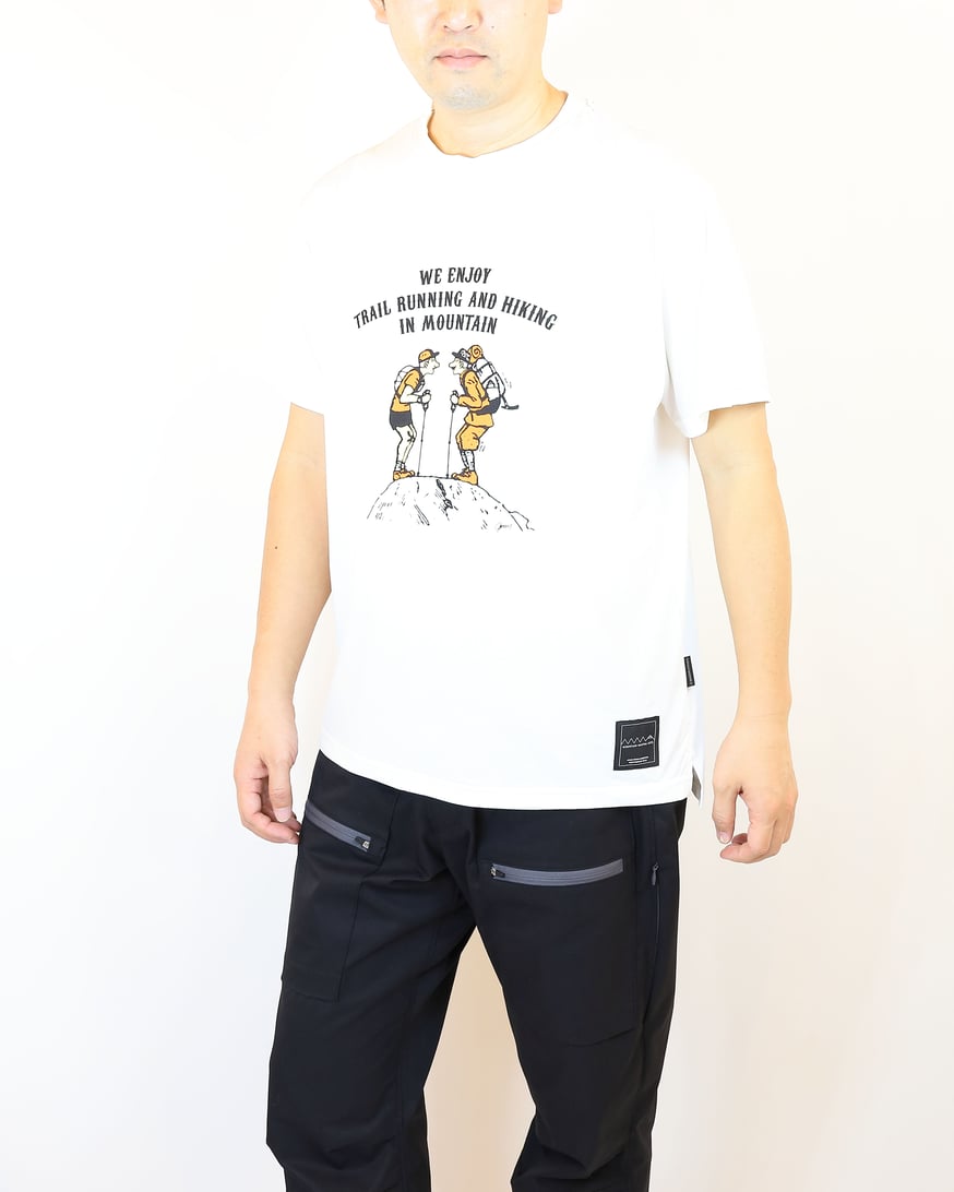 【関税&送料込】Msgm Volcano T-Shirt これからの時期に最高の一着‼️Enjoy Mountain Short Sleeve Tee