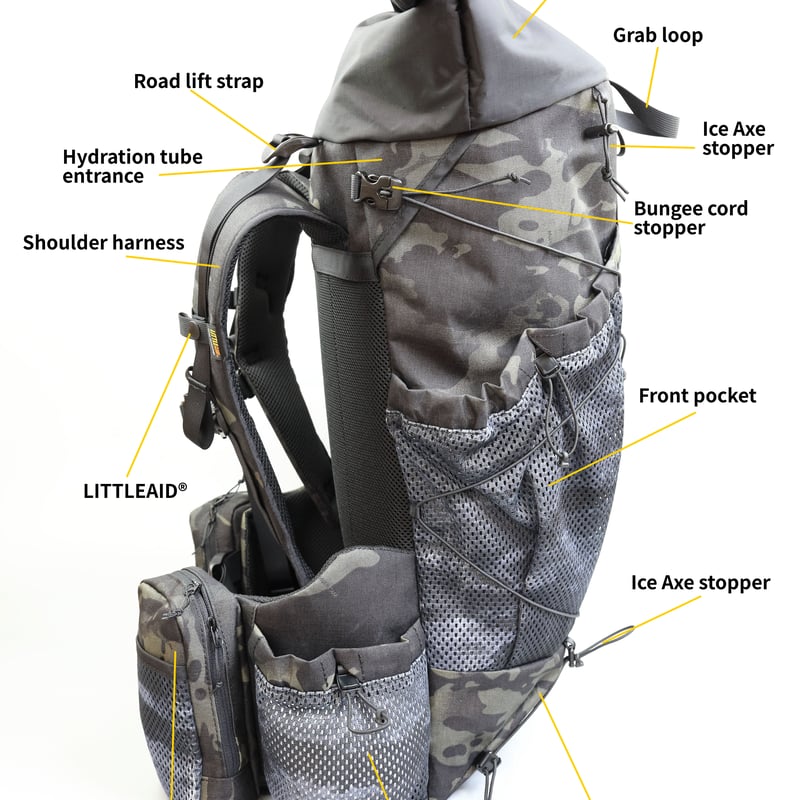 Fast Soldier V2 X-PAC X50 Multicam Black | SAYA