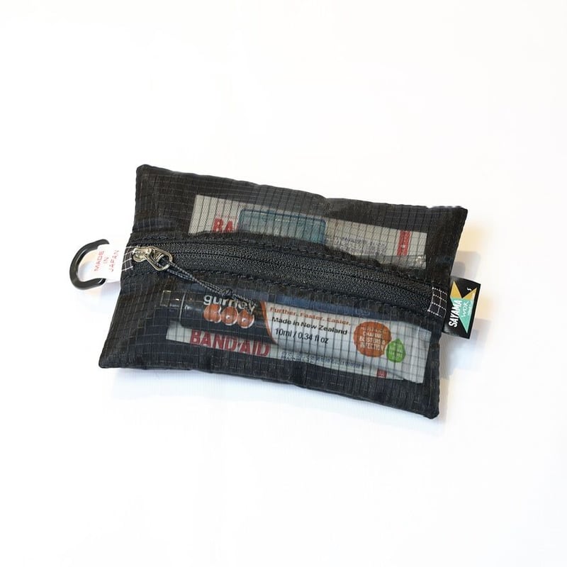 やまかけ 在庫商品】ストラップ付き横型がま口パスケース【OSAMU GOODS