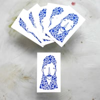 OKI STÅ STICKER -ROYAL_BLUE