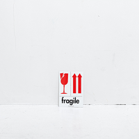 FRAGILE ステッカー