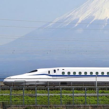 刺しゅう今治タオルハンカチ　ライトブルー　（新幹線N700系）