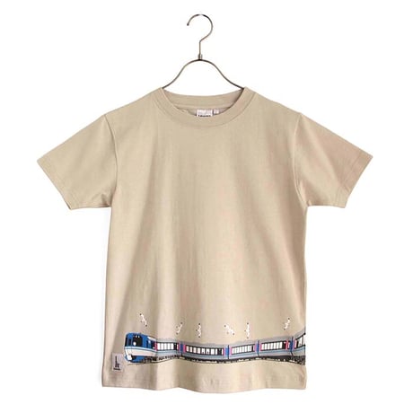 おとなＴシャツ　ベージュ（智頭急行スーパーはくと）