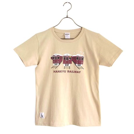 おとなＴシャツ　サンドベージュ（阪急電車）
