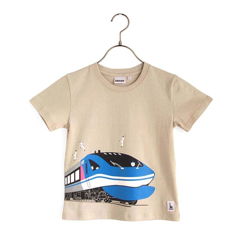 こどもTシャツ ベージュ（智頭急行スーパーはくと） | UMIKIRIN（海