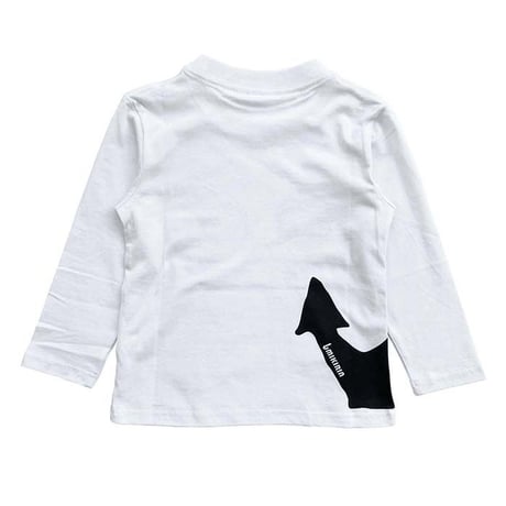 こども長袖Tシャツ　ホワイト（イカリ）