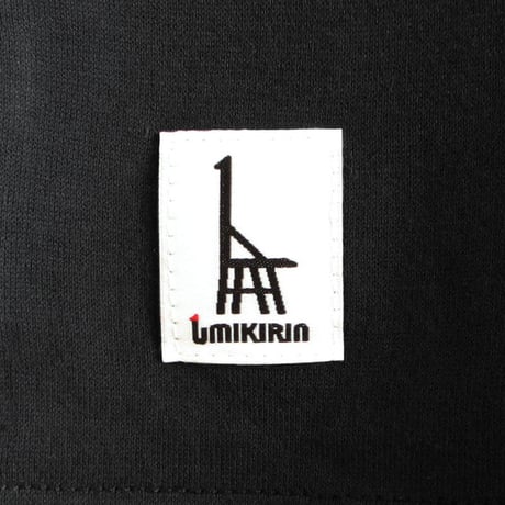神戸市交通局コラボ　おとなTシャツ　ブラック（地下鉄海岸線）