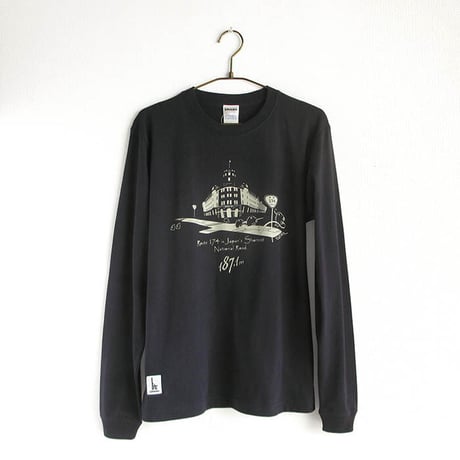 おとな長袖Tシャツ　ネイビー（日本一短い国道）