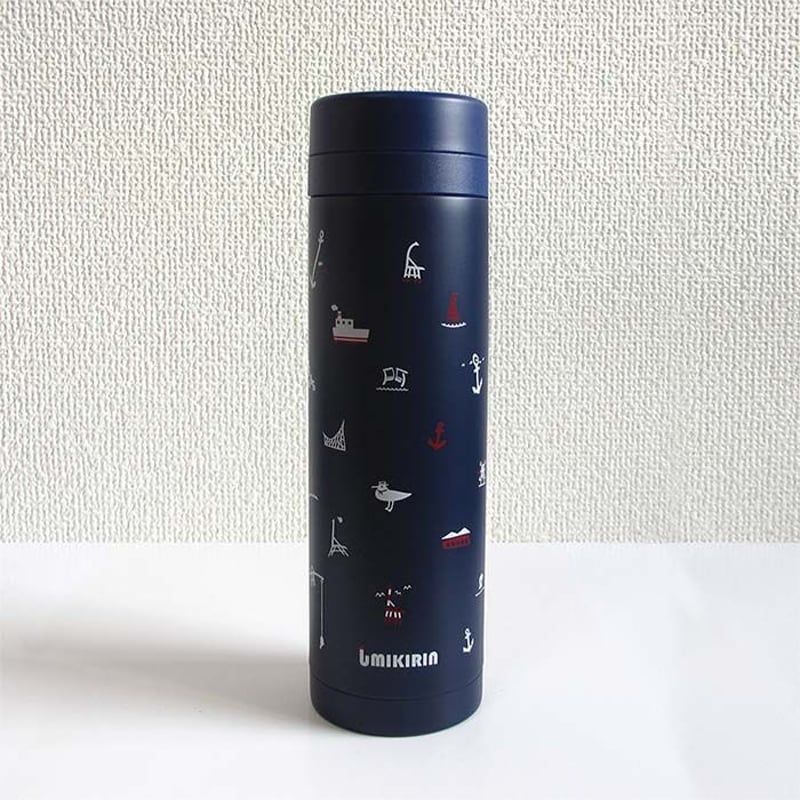 サーモステンレスボトル300ml（ウミキリンロゴ） | UMIKIRIN（海
