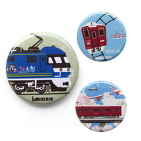 JR貨物桃太郎と阪急電車  缶バッジ32mm