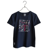 おとなＴシャツ　ブルー（旅するマチルダ神戸）