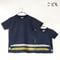 こどもTシャツ ブルー(新幹線N700S&ドクターイエロー)