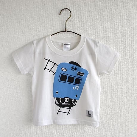 こども半袖Tシャツ　ホワイト （103系 JR和田岬線）