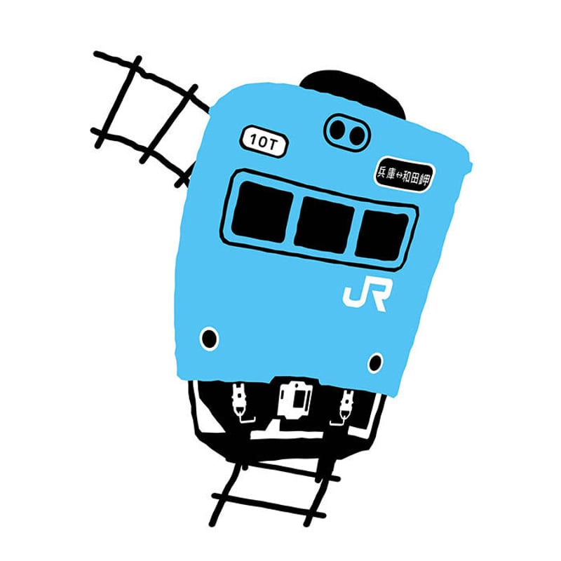 ジップトートバッグ ナチュラル（103系 JR和田岬線） | UMIKIRIN（海