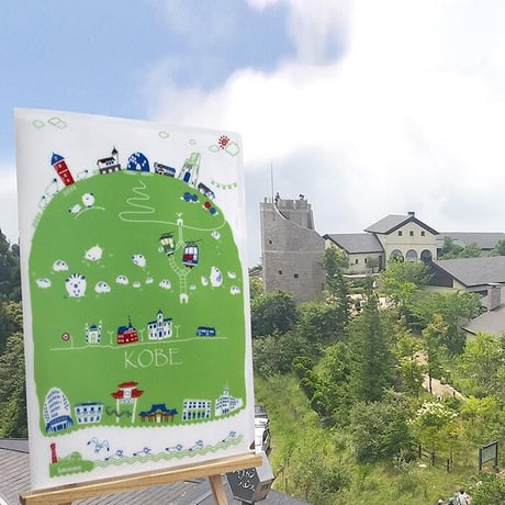 A4クリアファイル　（山　神戸）