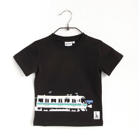 神戸市交通局コラボ　こどもTシャツ　ブラック（地下鉄海岸線）