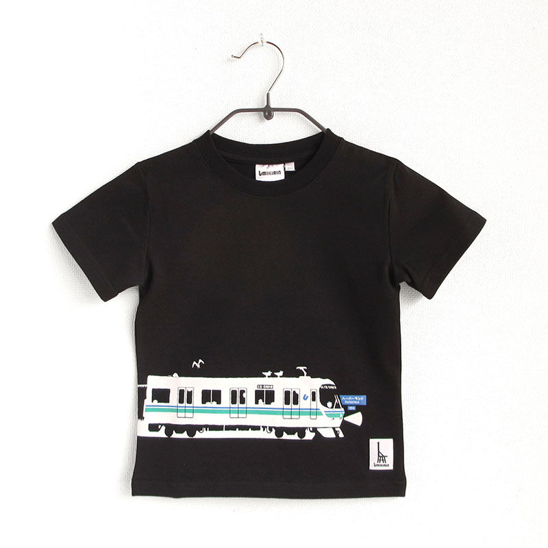 神戸市交通局コラボ こどもTシャツ ブラック（地下鉄海岸線