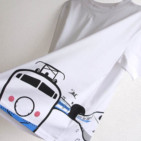 おとなTシャツ　ホワイト（新幹線Ｎ７００系＆０系）