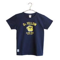 おとなTシャツ　ブルー（ドクターイエロー）