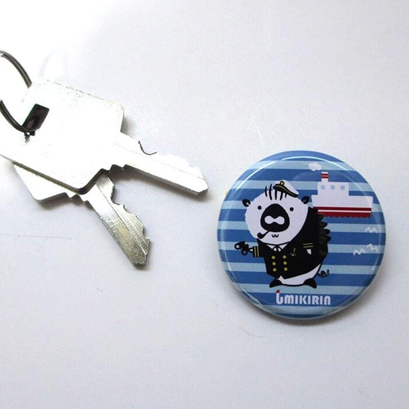 缶バッジ 32mm（着ぐるみうりぼう①） | UMIKIRIN（海キリン）