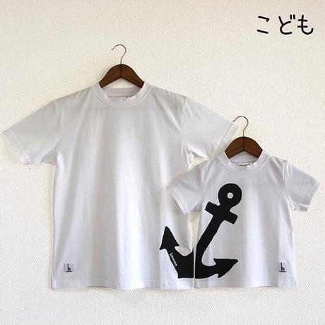 こどもTシャツ　ホワイト（イカリ）