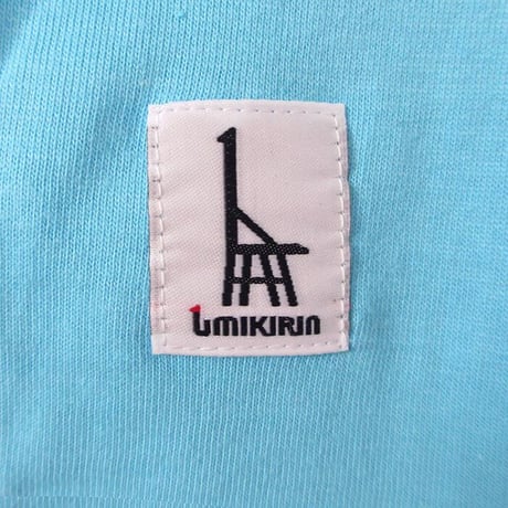 神戸市消防局コラボおとなTシャツ　アクアブルー （はしご車  前）