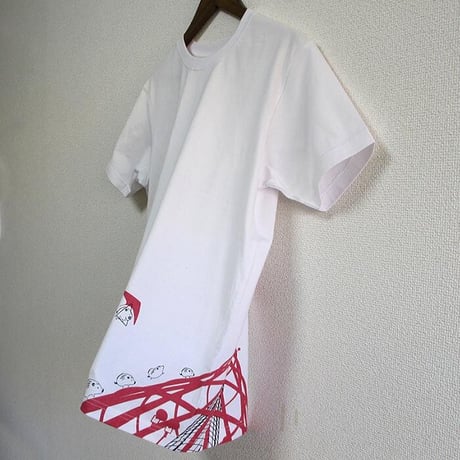 おとなTシャツ　ホワイト（ポートタワー）