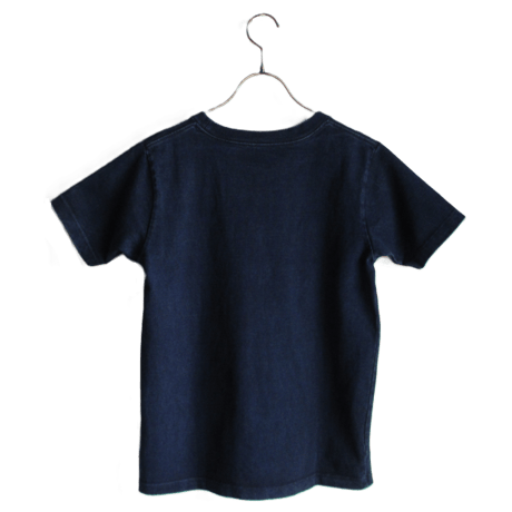 おとな半袖Tシャツ　インディゴ（三匹のウミキリン）