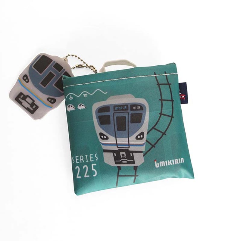 コンビニエコバッグ（新快速225系：リフレクター付） ブルー