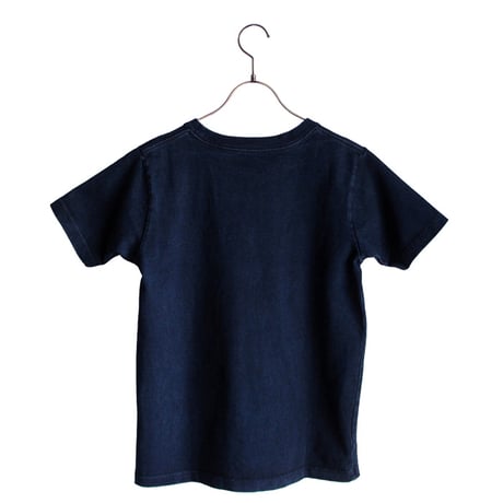 おとな半袖Tシャツ　インディゴ（ウミキリンロゴ刺しゅう）