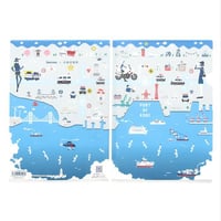 つながるA4クリアファイル（兵庫県警コラボMAP）