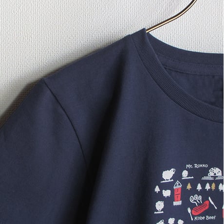 こどもＴシャツ　ブルー（旅するマチルダ神戸）