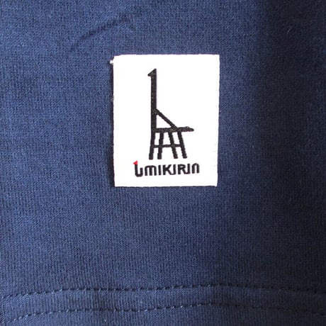 ★サイズ限定★おとな長袖Tシャツ　ブルー （大小イカリ）