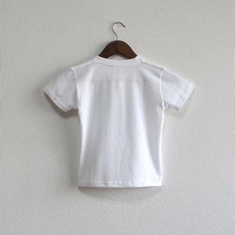 こどもTシャツ　ホワイト（ガントリークレーン）