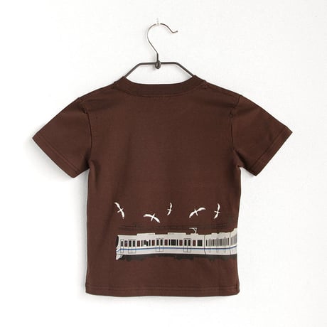こどもTシャツ　ブラウン（ＪＲ西日本　新快速225系）