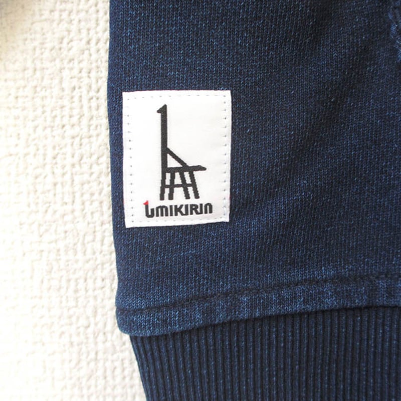 第五管区海上保安本部コラボインディゴ染めジップパーカ