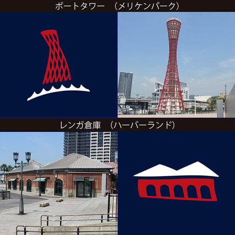 エコバッグ（ランダムウミキリン）ネイビー