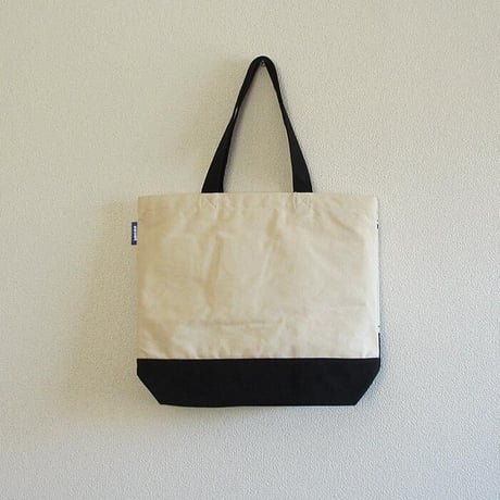 コンテナ船トートバッグ（ジップトップ）　ナチュラル