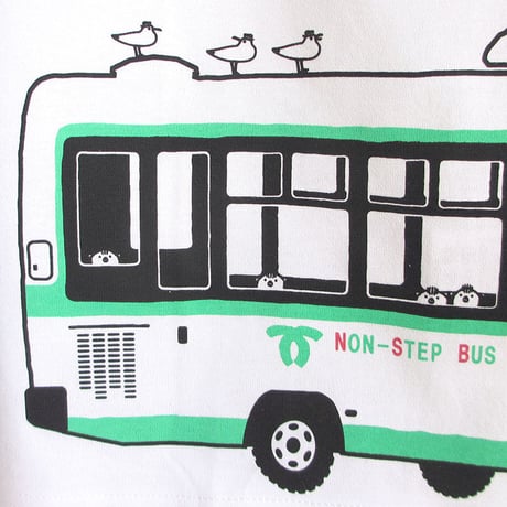 神戸市交通局コラボ　おとなTシャツ　ホワイト（神戸市バス）