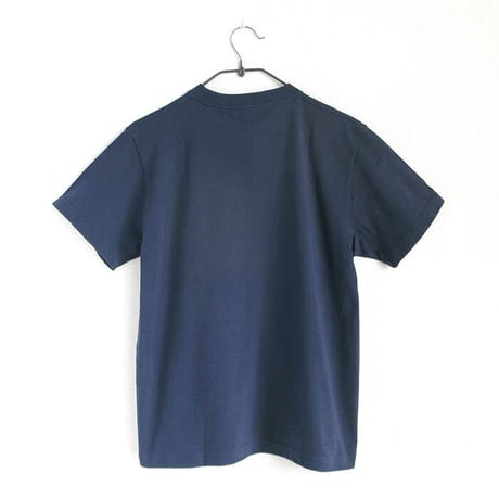 神戸市交通局コラボおとなTシャツ　ブルー （地下鉄西神・山手線）