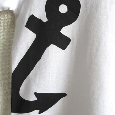 こども長袖Tシャツ　ホワイト（イカリ）