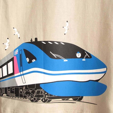 おとなＴシャツ　ベージュ（智頭急行スーパーはくと）