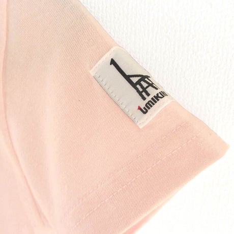 カフェクロトコラボ こども半袖Tシャツ　ベビーピンク （クロトの猫達）