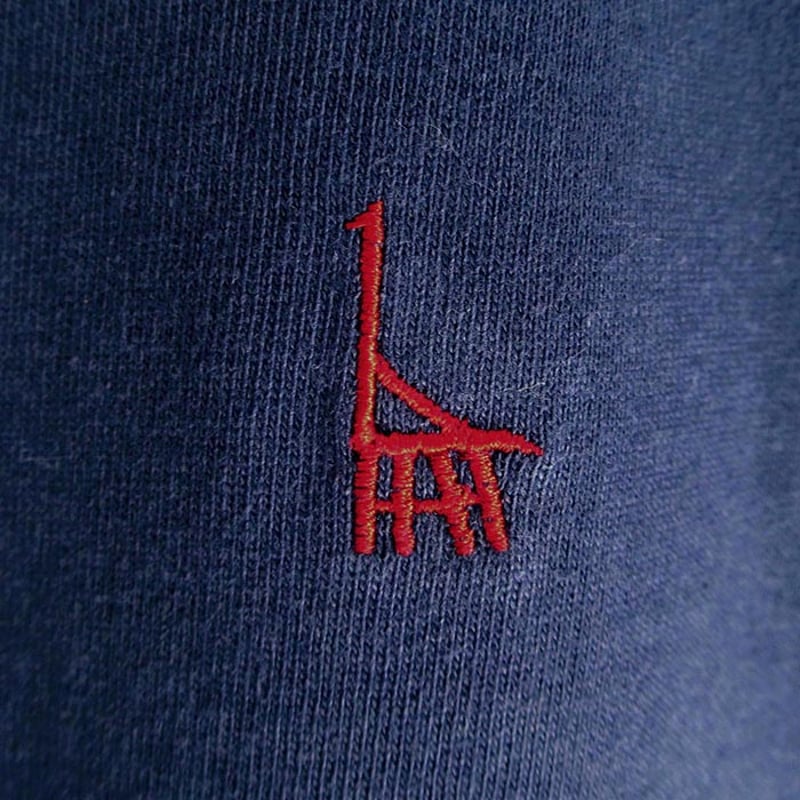 おとな長袖Tシャツ ネイビー（ウミキリン刺しゅう） | UMIKIRIN（海