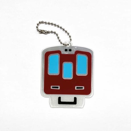 コンビニエコバッグ（阪急電車：リフレクター付）　マルーン