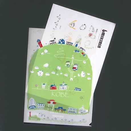 A4クリアファイル　（山　神戸）